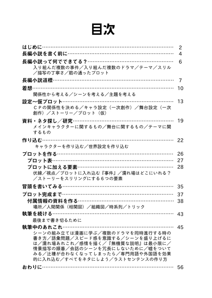 推しCPの長編小説が書きたい同志に捧ぐ本