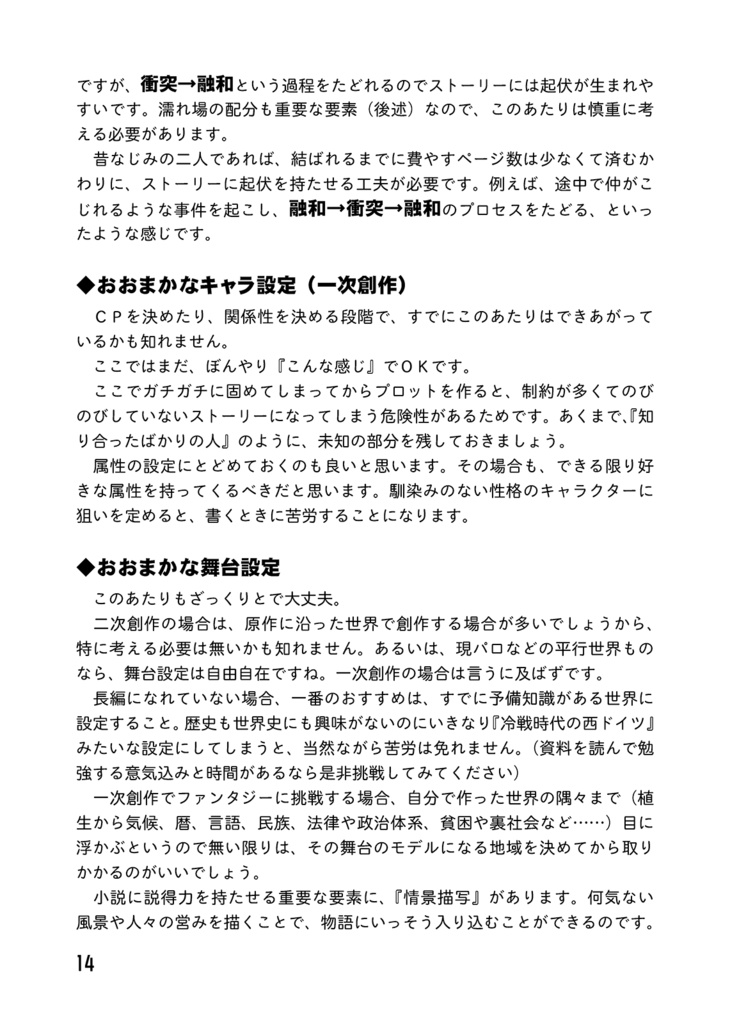推しCPの長編小説が書きたい同志に捧ぐ本
