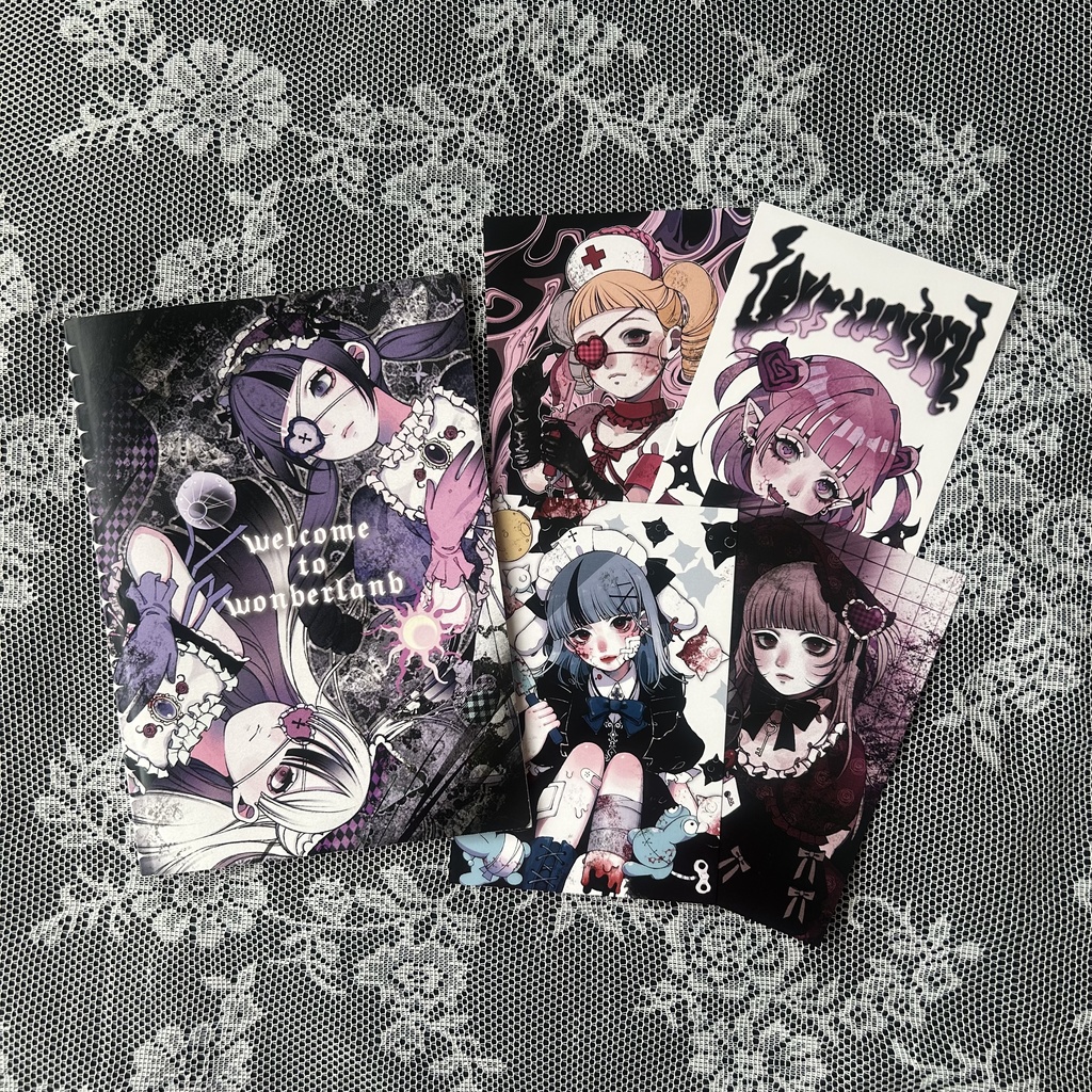 イラスト集＋ポストカード4枚セット