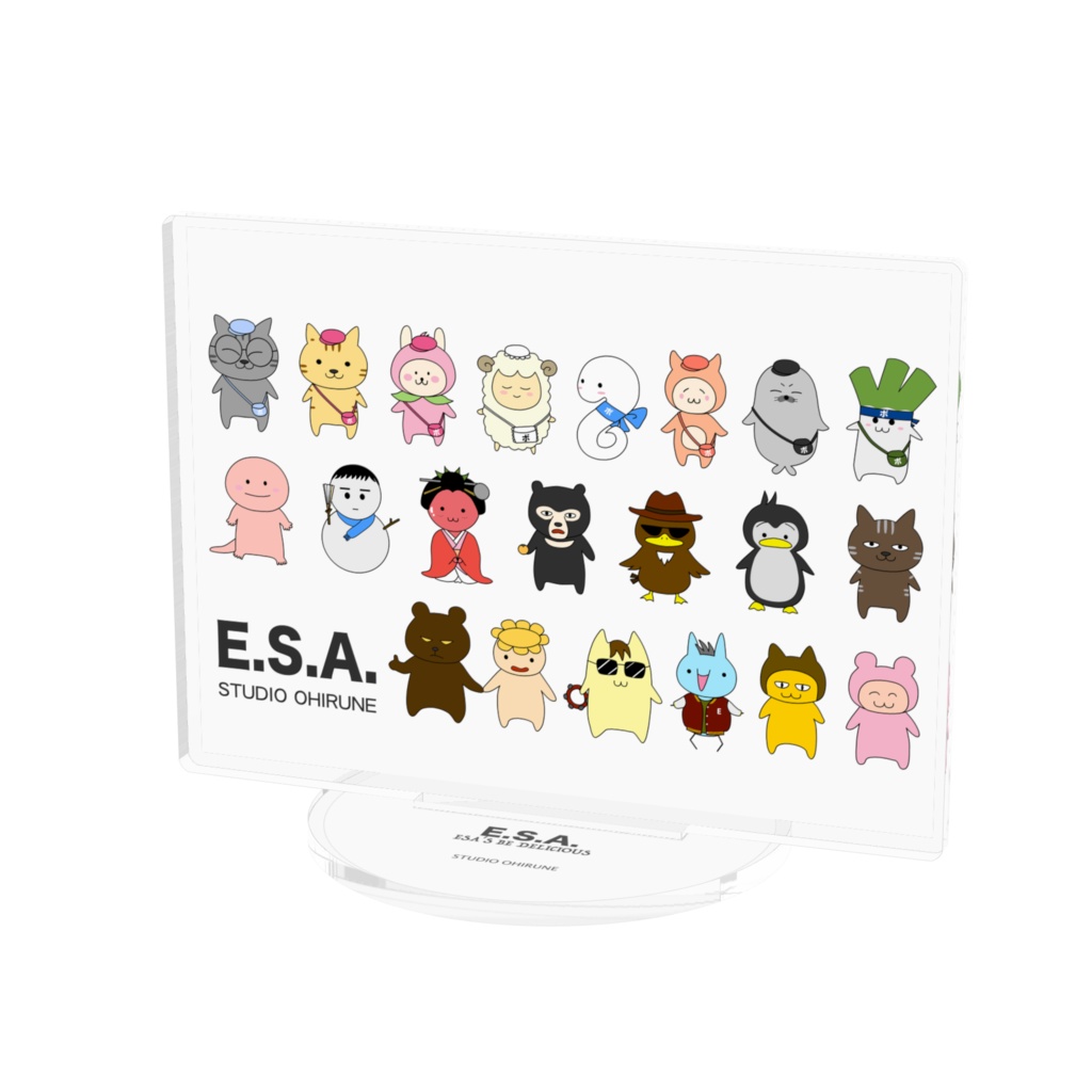 E.S.A.みんな一緒アクリルスタンド