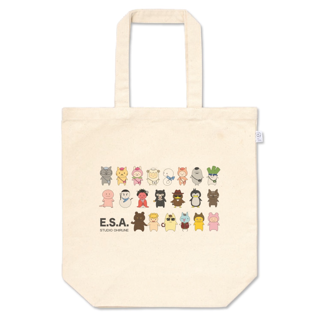 E.S.A.みんな一緒トートバッグ M