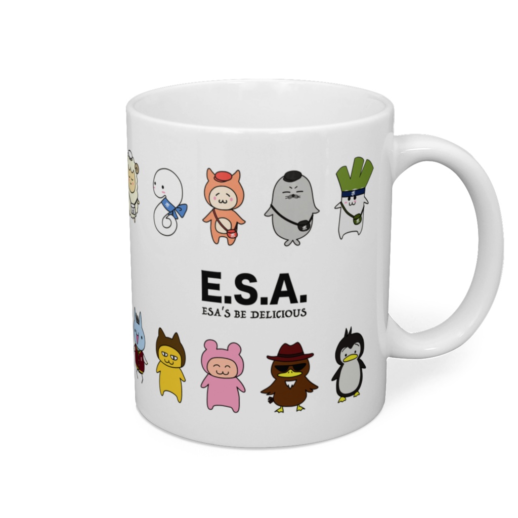 E.S.A.みんな一緒マグカップ