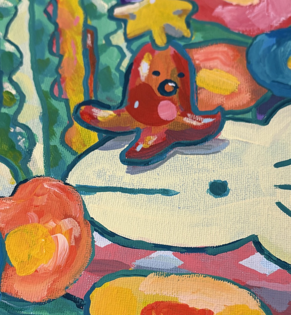 原画/ウオウオおでかけピクニック、春きたり