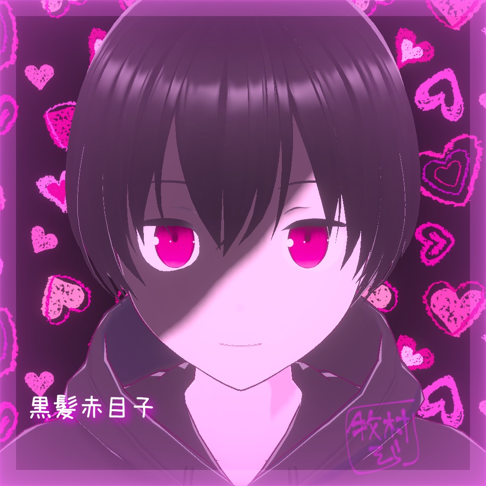 【無料有】斜めに入る影【VRoid用テクスチャ】