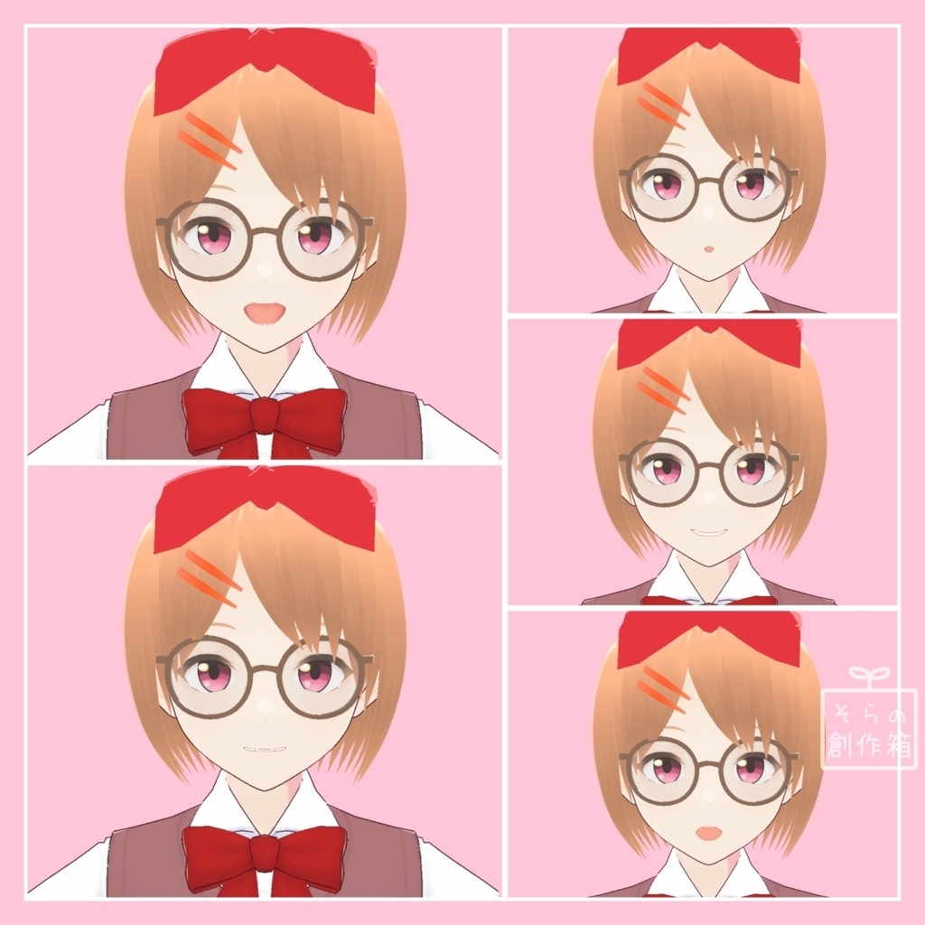 オリジナル3Dモデル「セラ -sera- 」【VRoid+VRMモデルデータ】