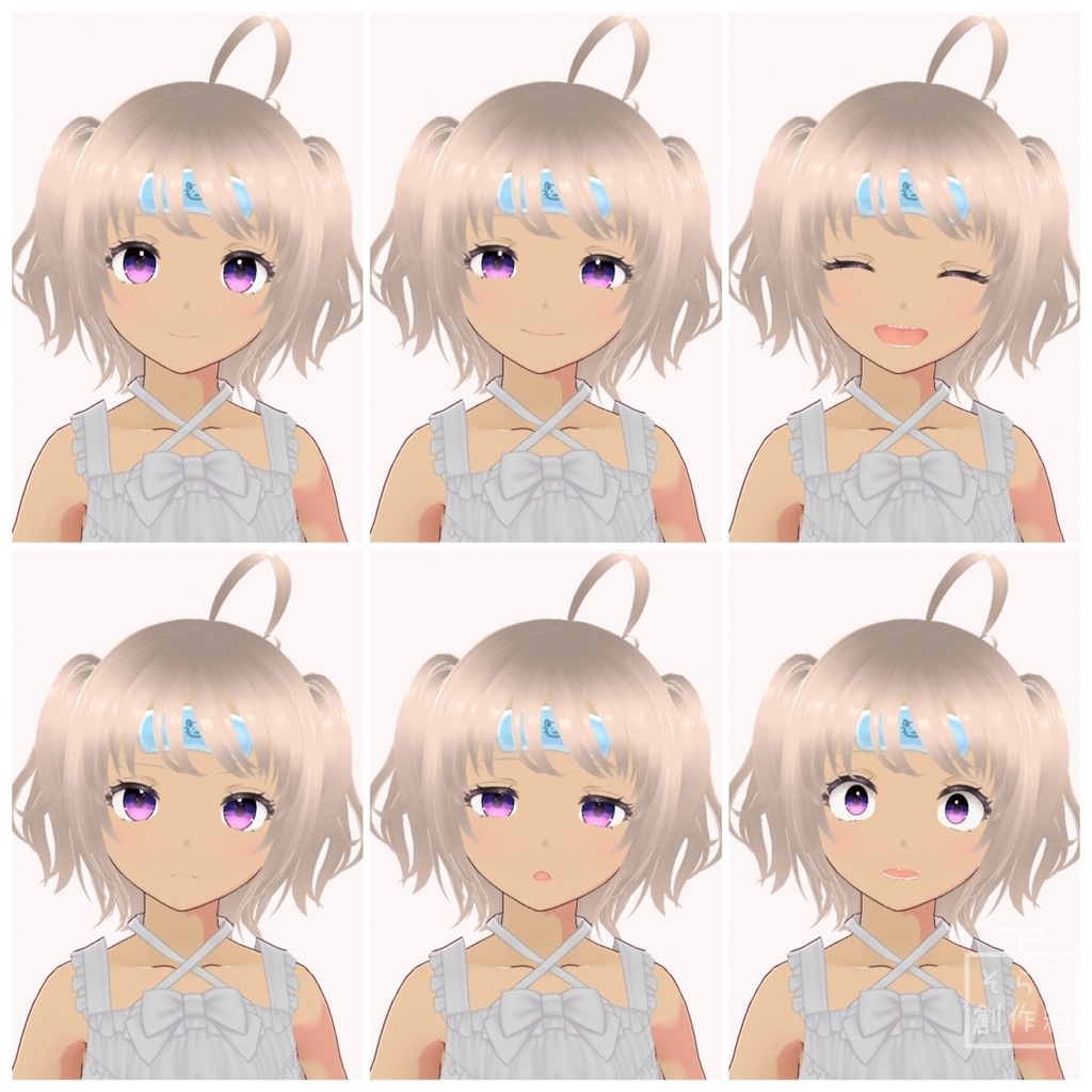 オリジナル3Dモデル「モモ -momo- 」【VRoid+VRMモデルデータ】