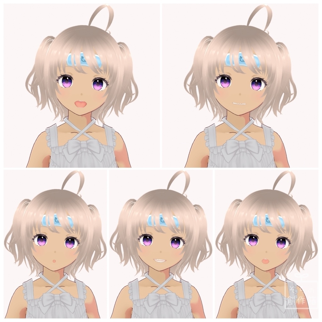 オリジナル3Dモデル「モモ -momo- 」【VRoid+VRMモデルデータ】