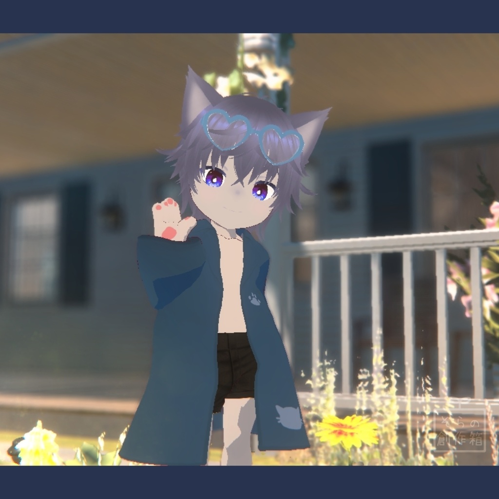 ミャウリン - Myaurin【VRoid+VRMモデル】【オリジナル3Dモデル】