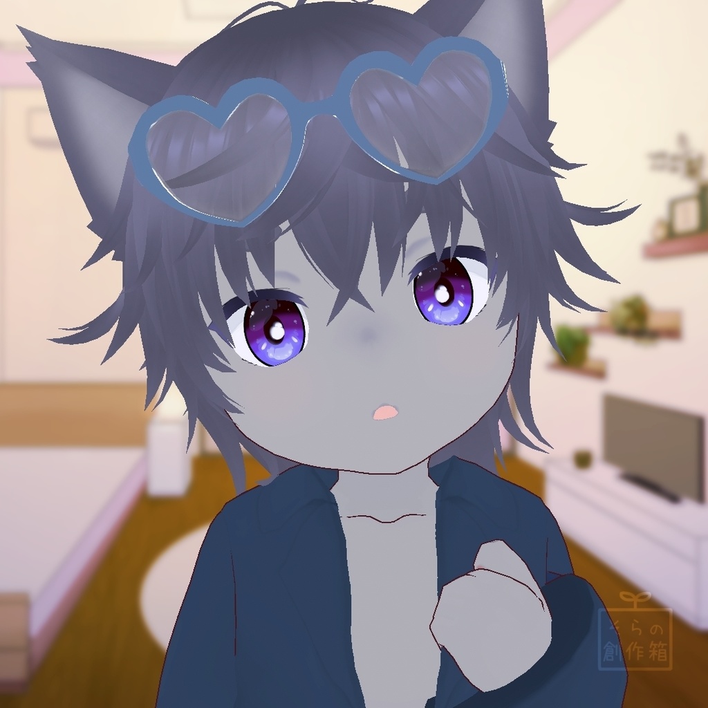 ミャウリン - Myaurin【VRoid+VRMモデル】【オリジナル3Dモデル】