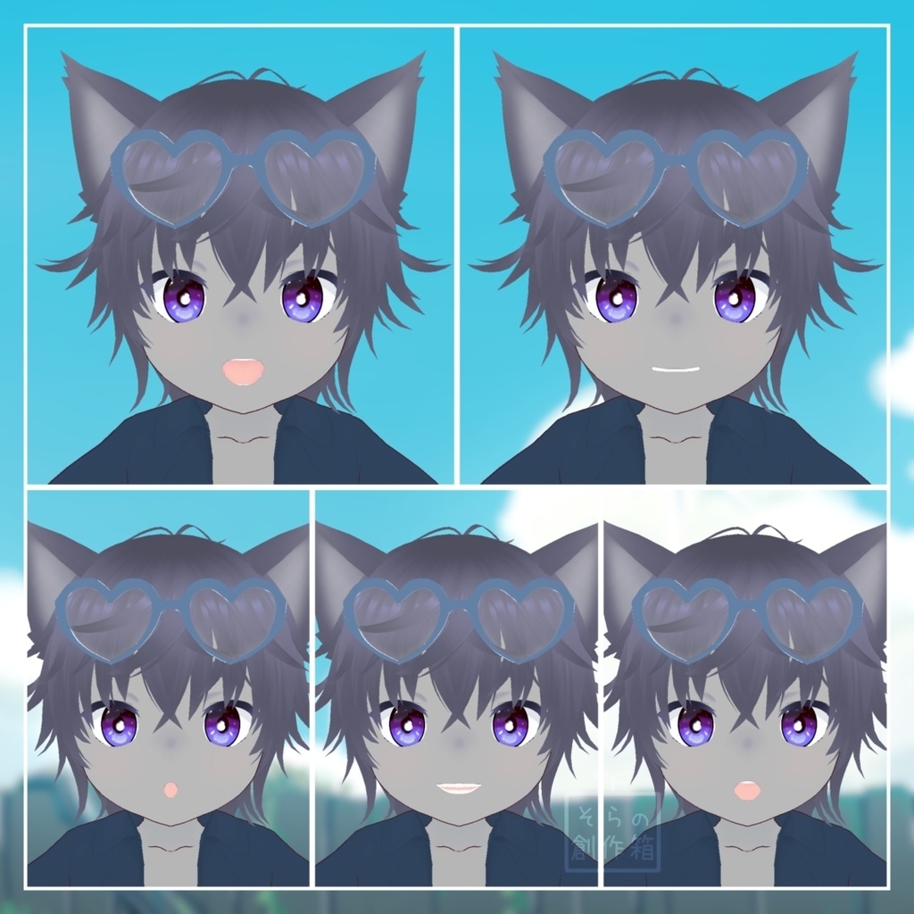 ミャウリン - Myaurin【VRoid+VRMモデル】【オリジナル3Dモデル】