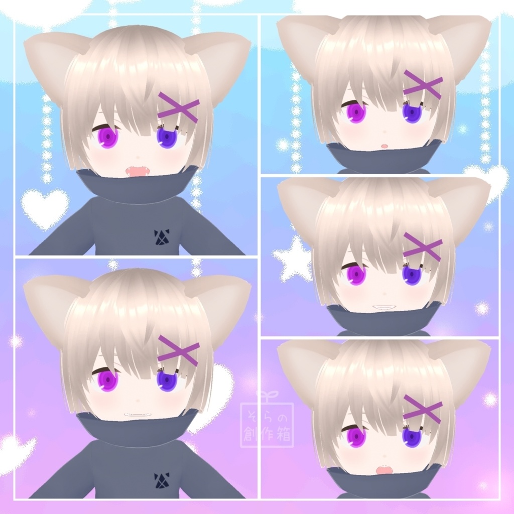 ミア - Mia【VRoid+VRMモデル】【オリジナル3Dモデル】