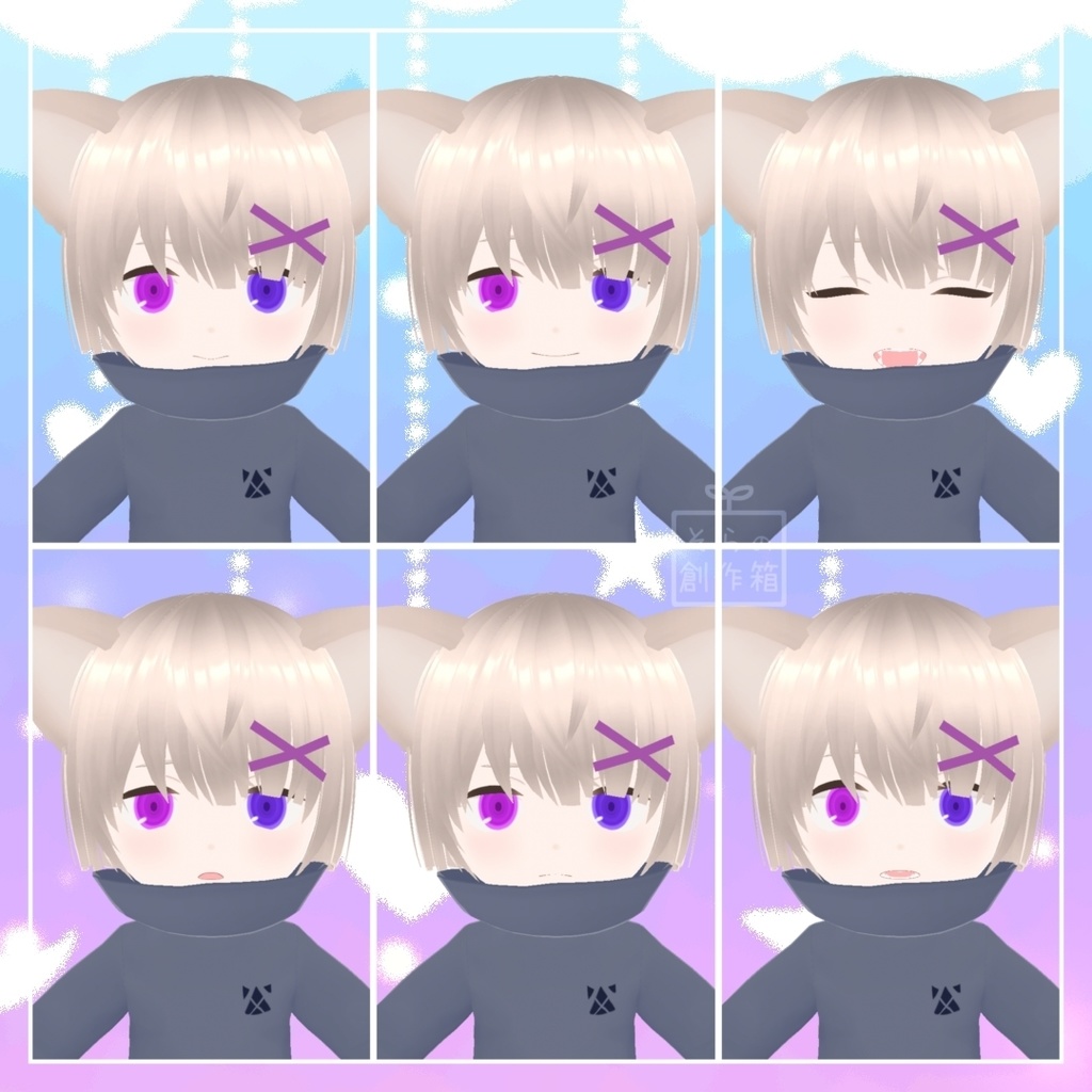 ミア - Mia【VRoid+VRMモデル】【オリジナル3Dモデル】