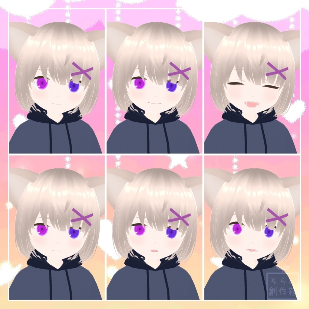 ミル - Miru【VRoid+VRMモデル】【オリジナル3Dモデル】