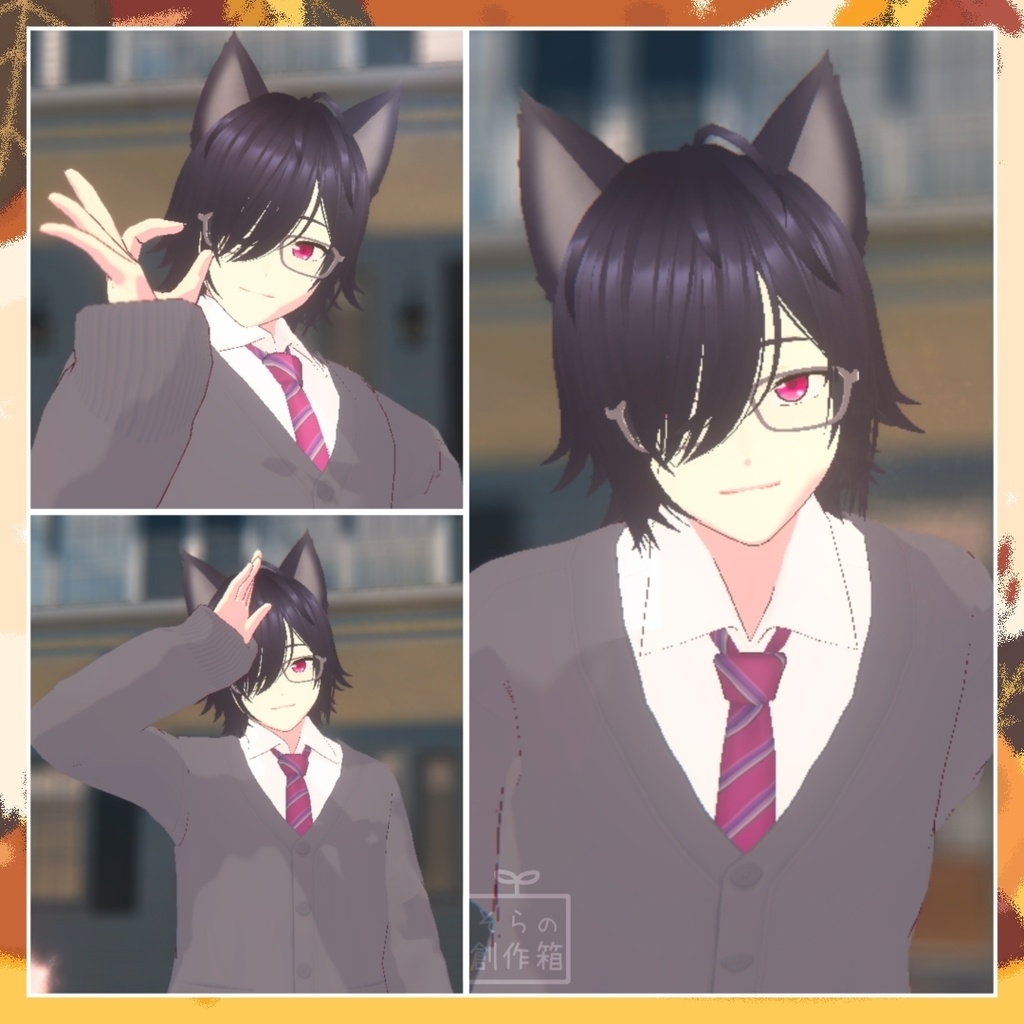 リオン - rion【VRoid+VRMモデル】【オリジナル3Dモデル】