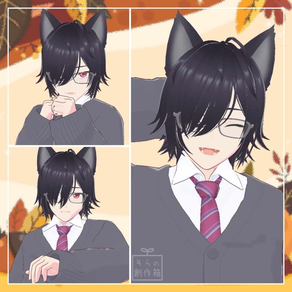 リオン - rion【VRoid+VRMモデル】【オリジナル3Dモデル】