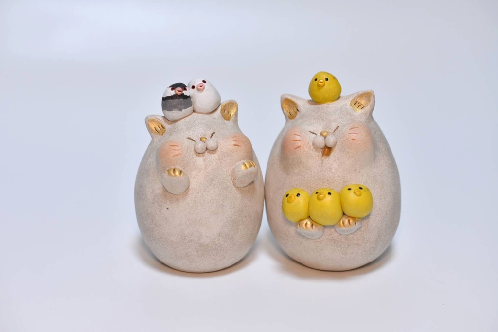 小鳥と猫