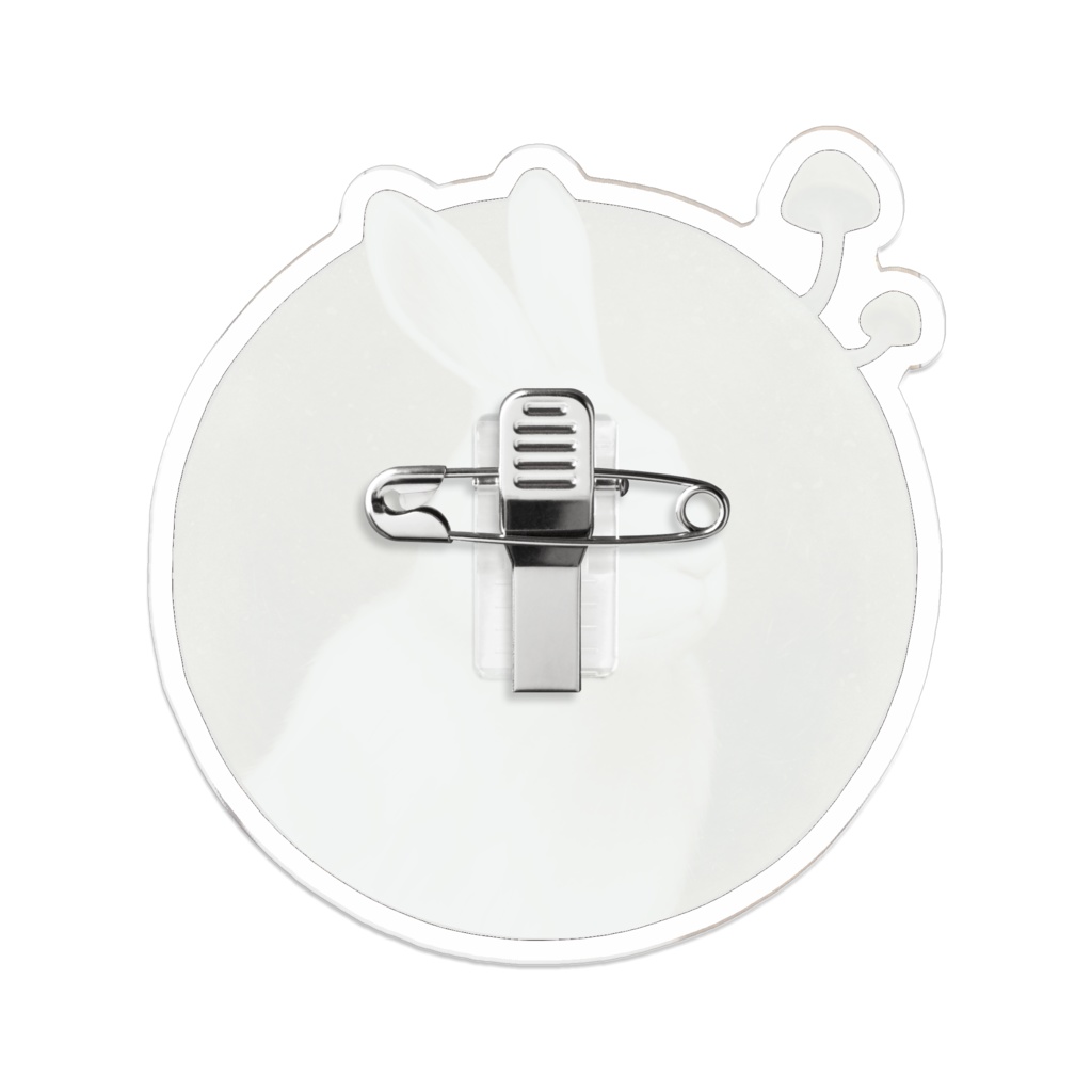 ウサギ愛 with トフンタケ アクリルバッジ