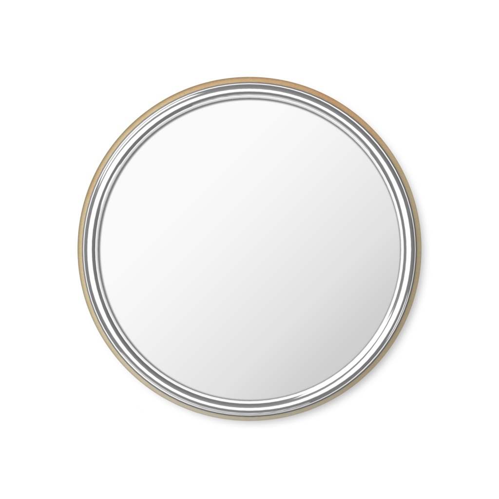 あたたかい寝袋Lサイズを見つけたうさぎさんの缶ミラー