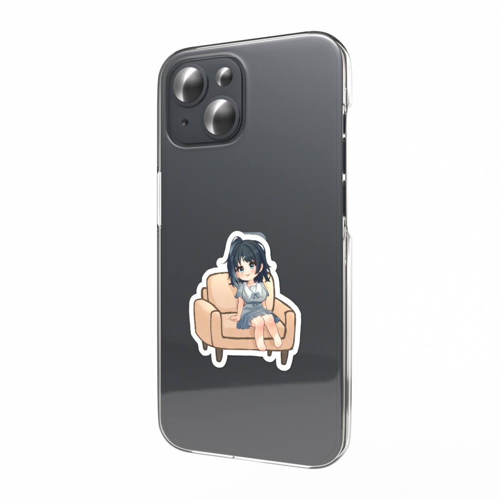 浅石みらい スマホステッカー ソファ