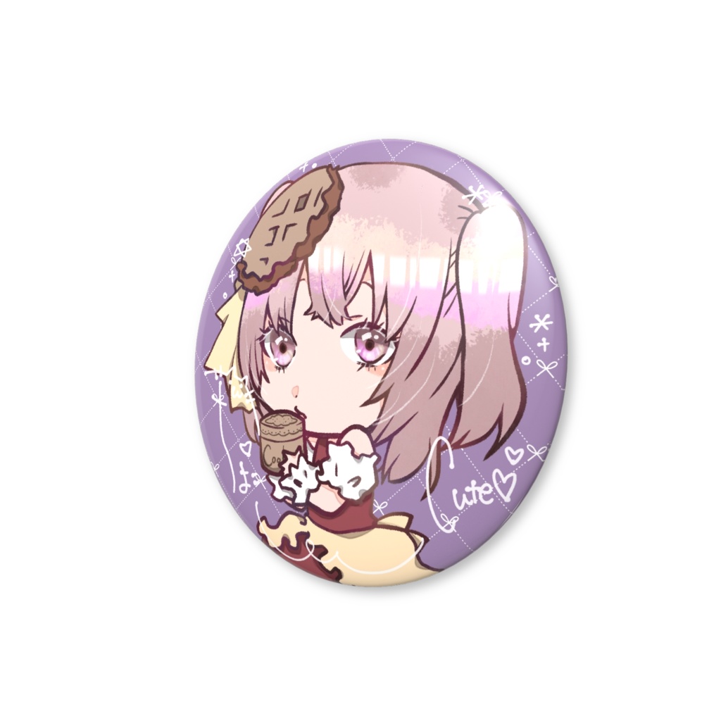 【工場から】ぼっちお茶会☕缶バッジ