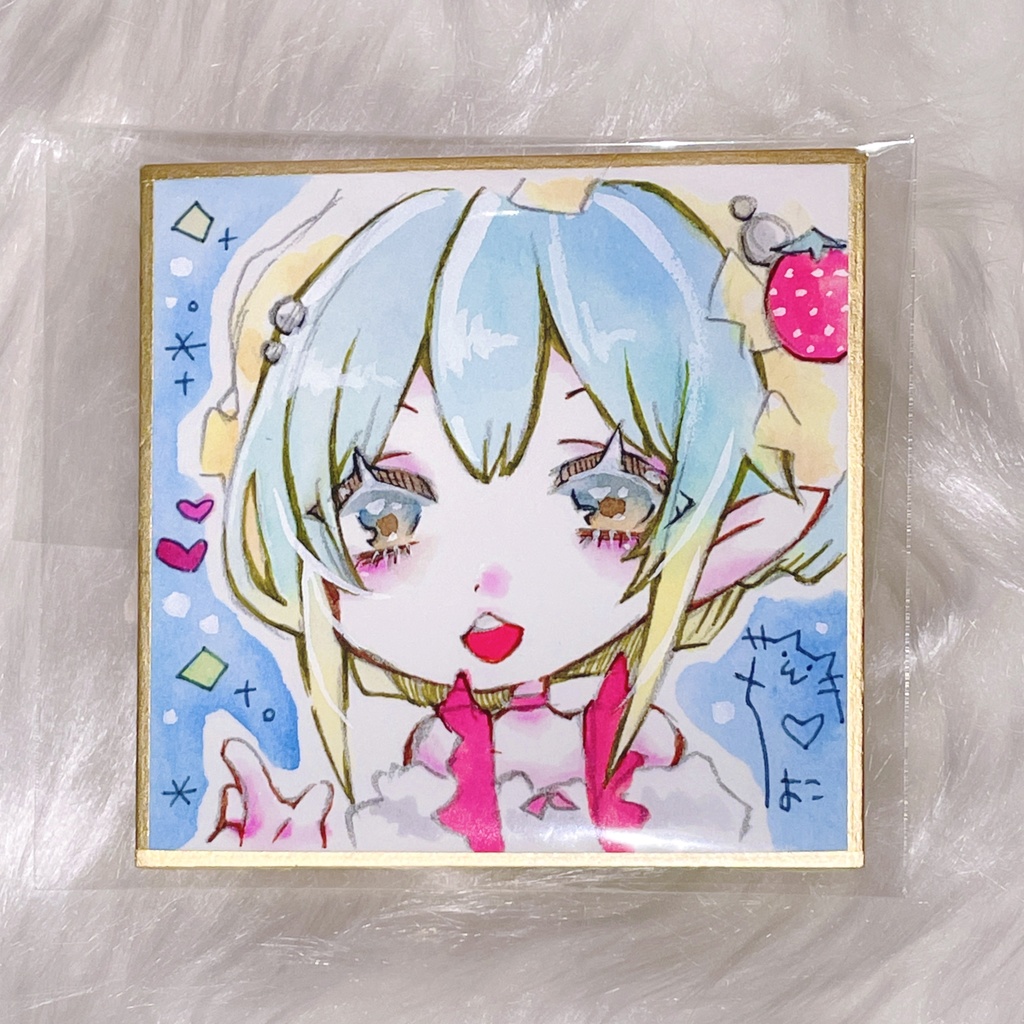 【自宅から】イラスト原画「エルフの町娘🍞」