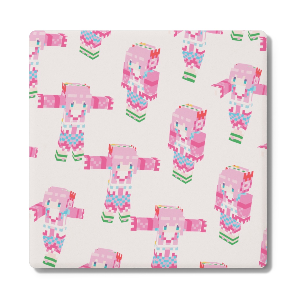 CUBE YUBI*しかくいゆびこ*ぱたーんこーすたー| *PATTERN COASTER*