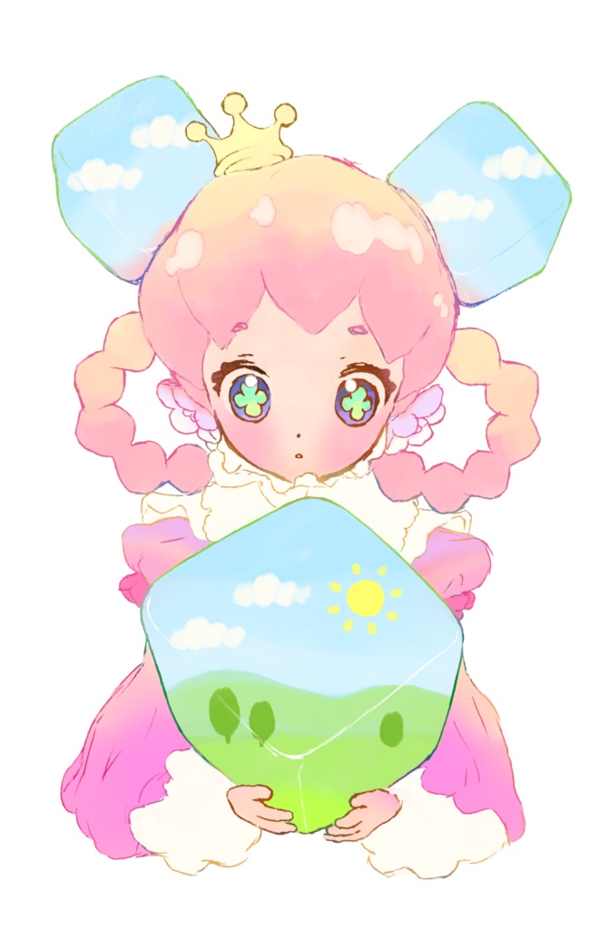 CUSHION*しかくい世界のゆびこ*くっしょん| *YUBI IN THE CUBE WORLD*