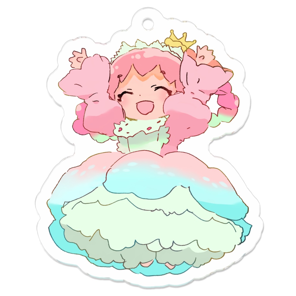 HAPPY YUBI*はっぴ～ゆびこ*あくりるき～ほるだ～*|*ACRYLIC KEYCHAIN*