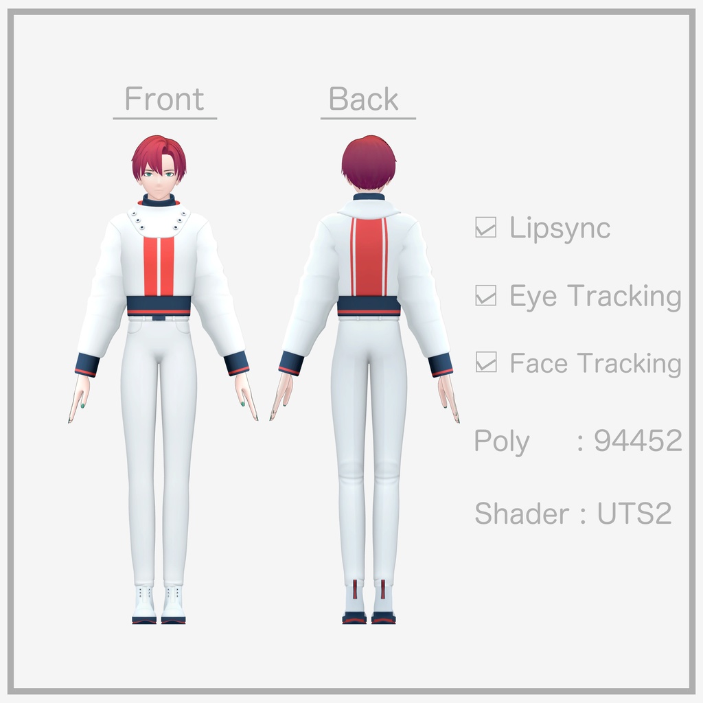 【オリジナル3Dモデル】ソラ -sora-