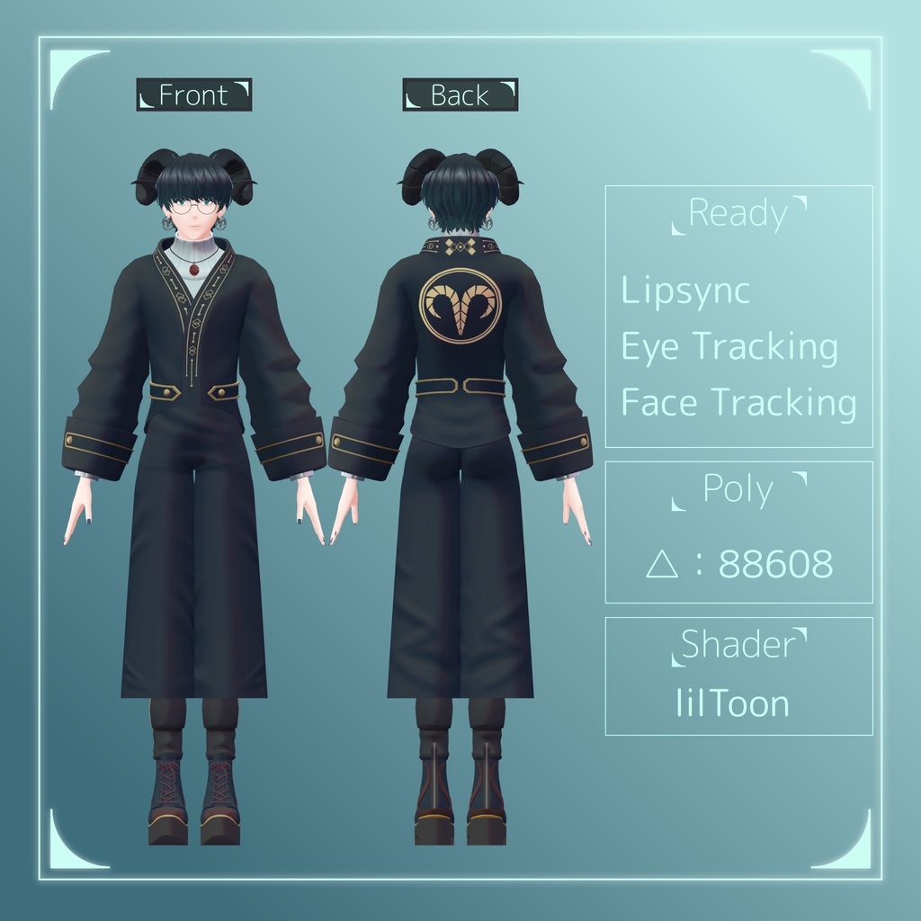 【オリジナル3Dモデル】アルゴ -arugo-