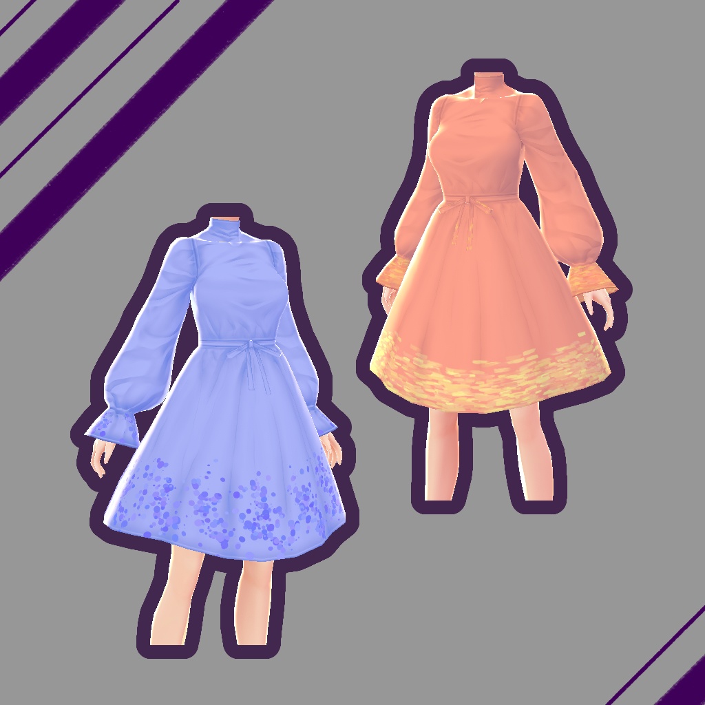 Vroid | 2 Lovely Dresses | 2ラブリードレス