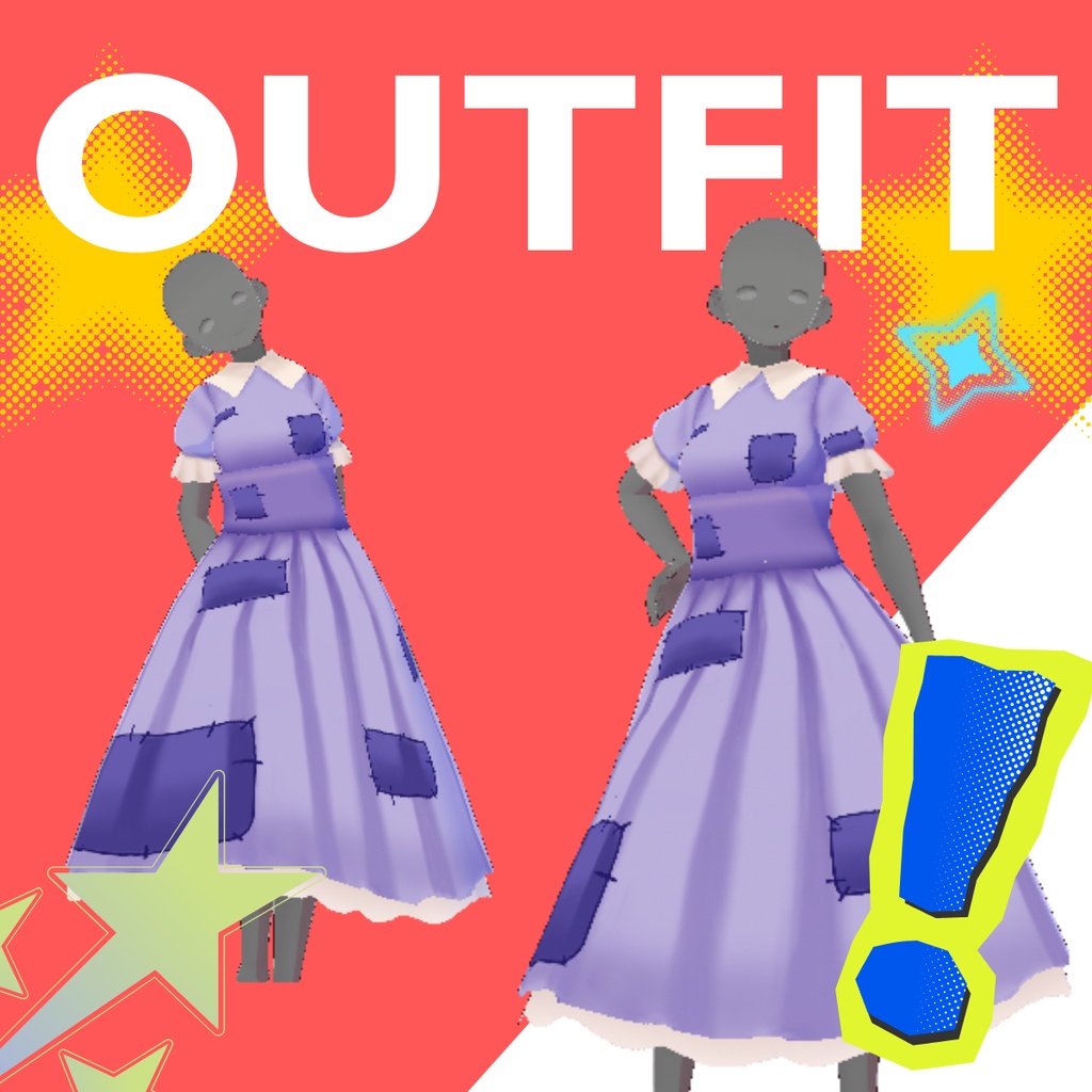 【Vroid Hair 】FAN-MADE Ragatha Dress!