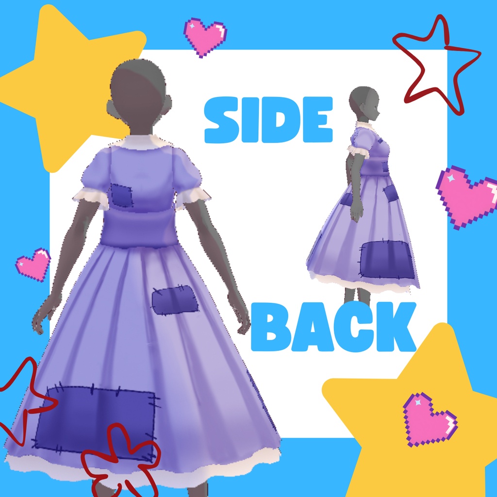 【Vroid Hair 】FAN-MADE Ragatha Dress!