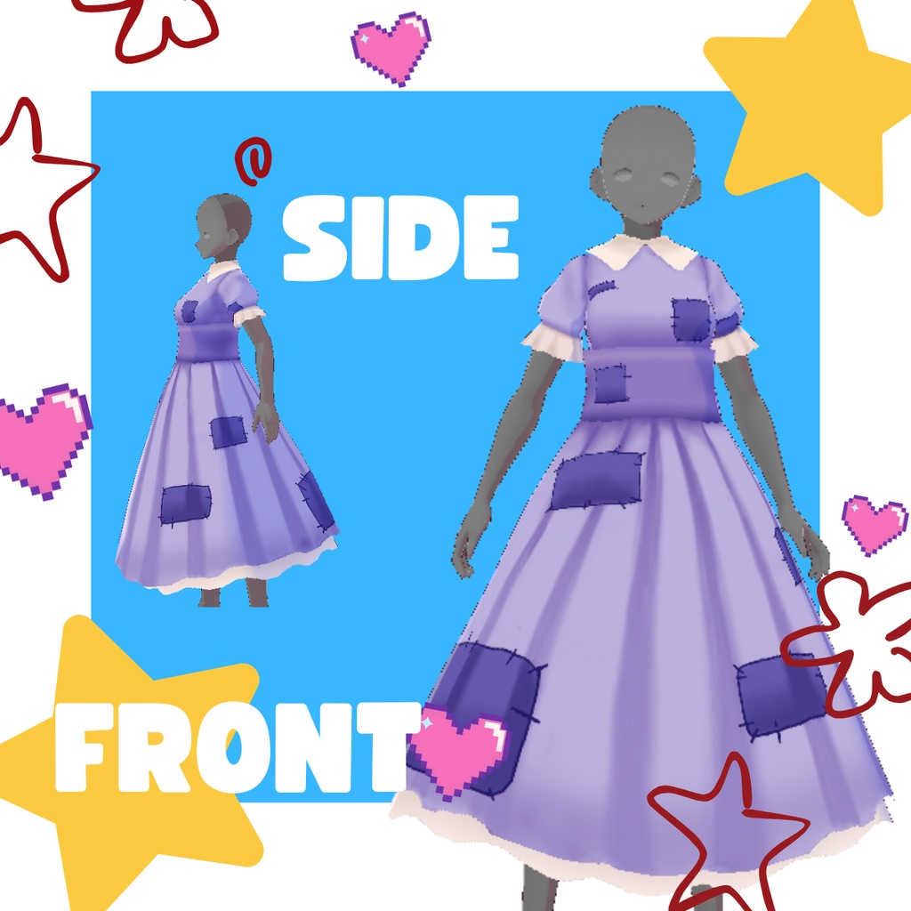【Vroid Hair 】FAN-MADE Ragatha Dress!