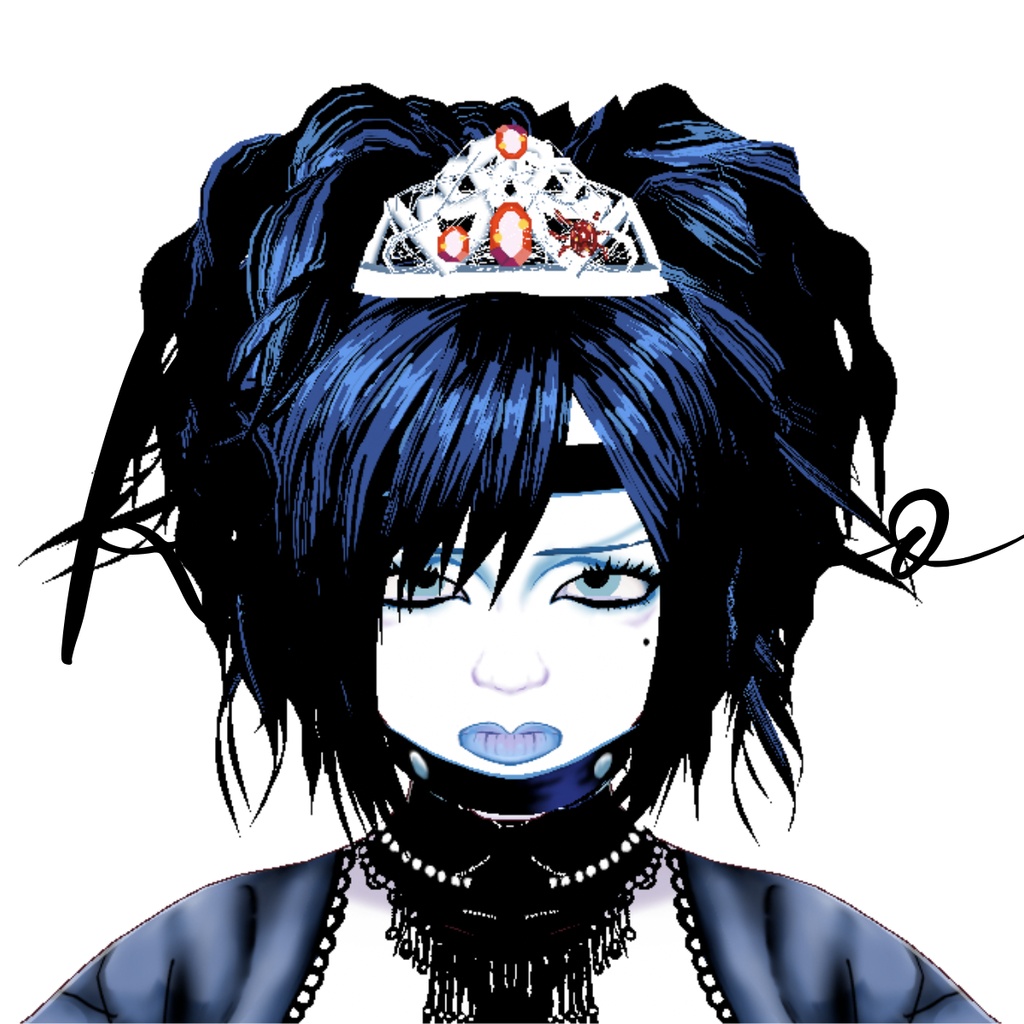 【VROID】V-kei Schwarz Stein Kaya inspired model!~