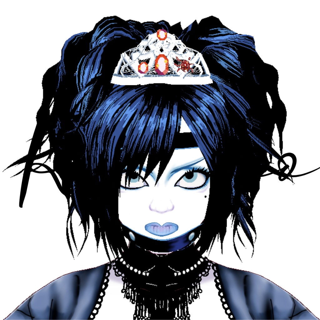 【VROID】V-kei Schwarz Stein Kaya inspired model!~