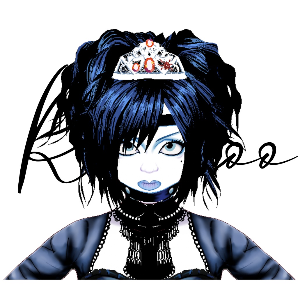 【VROID】V-kei Schwarz Stein Kaya inspired model!~