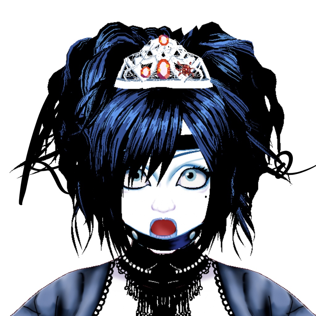 【VROID】V-kei Schwarz Stein Kaya inspired model!~