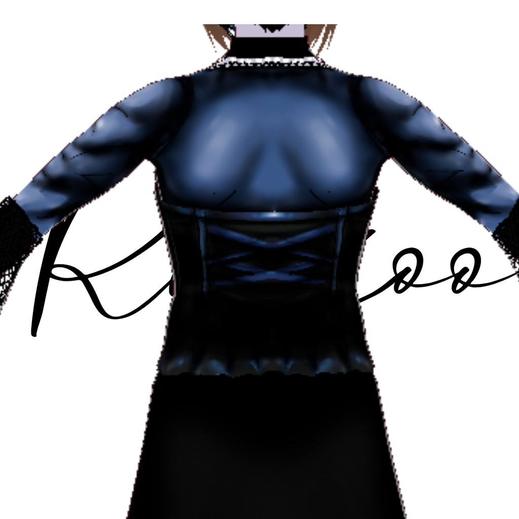 【VROID】V-kei Schwarz Stein Kaya inspired model!~