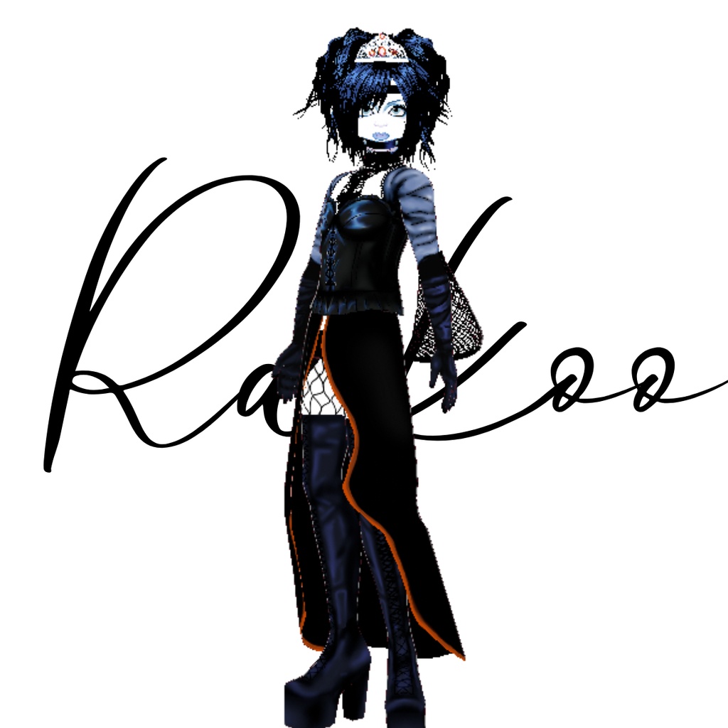 【VROID】V-kei Schwarz Stein Kaya inspired model!~