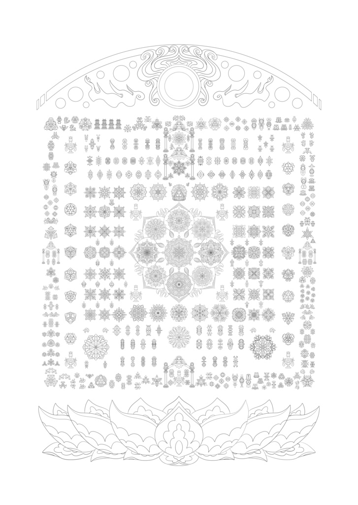 【ダウンロード】線対胎蔵曼荼羅