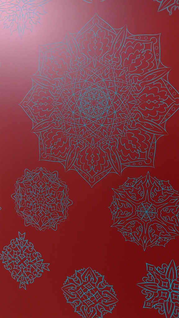 線対十忿怒尊曼荼羅ポスター