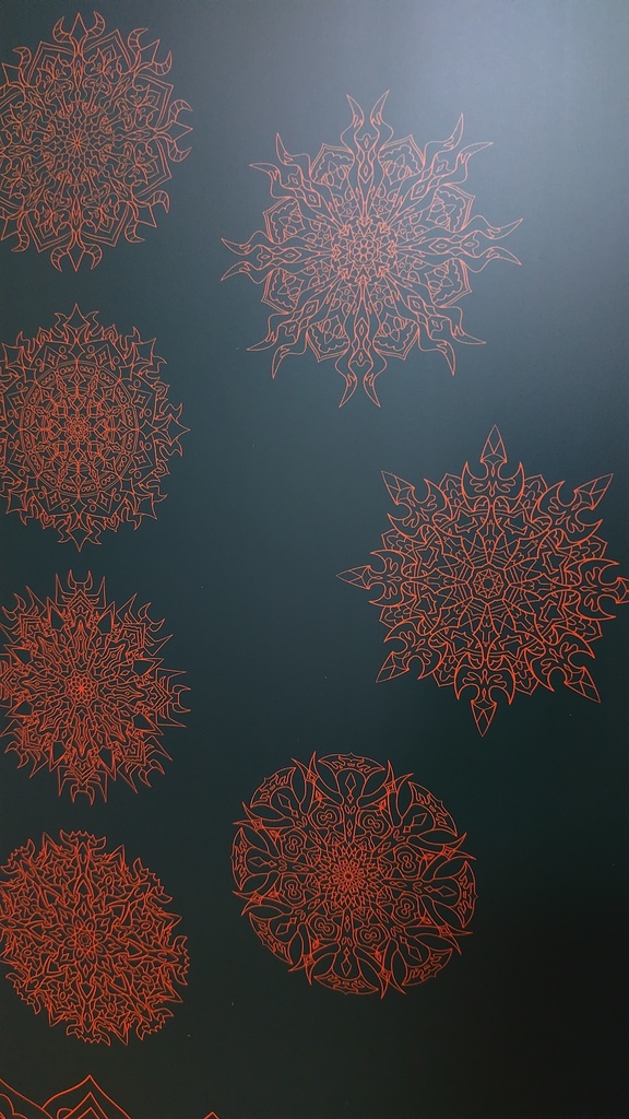 線対薬師瑠璃光曼荼羅ポスター