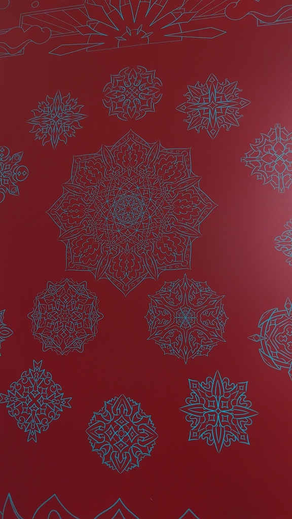 線対薬師瑠璃光曼荼羅ポスター