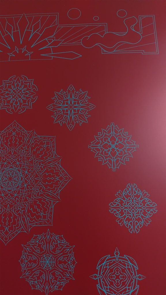 線対薬師瑠璃光曼荼羅ポスター