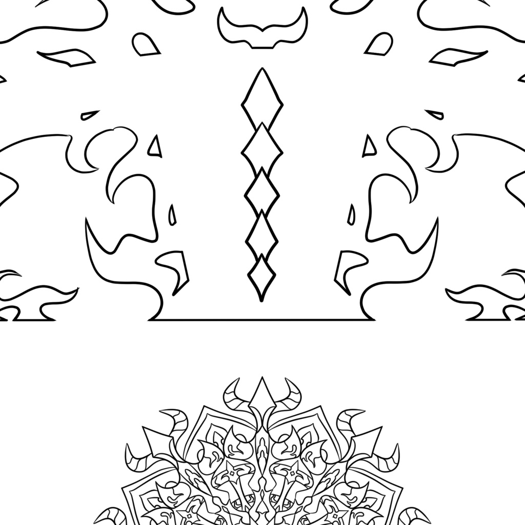 【ダウンロード】線対十忿怒尊曼荼羅