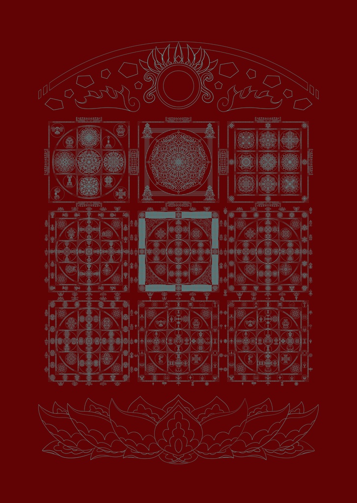 【ダウンロード】線対金剛界曼荼羅