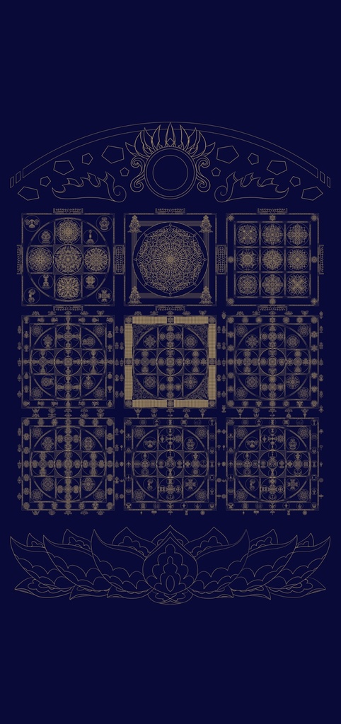 線対金剛界曼荼羅ポスター