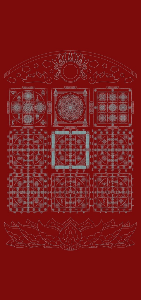 線対金剛界曼荼羅ポスター