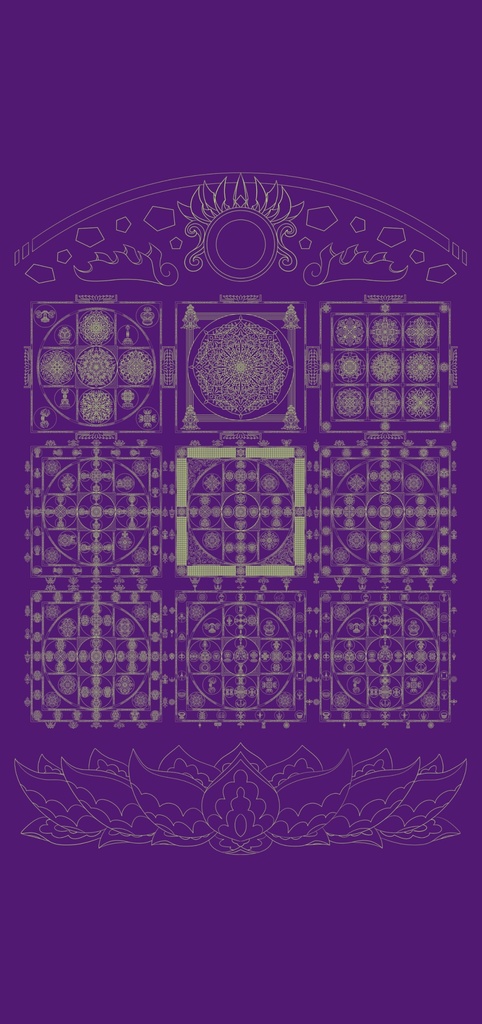 線対金剛界曼荼羅ポスター